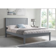 LL Taurus Grey with Low Footboard 4ft6 Double bed Frame